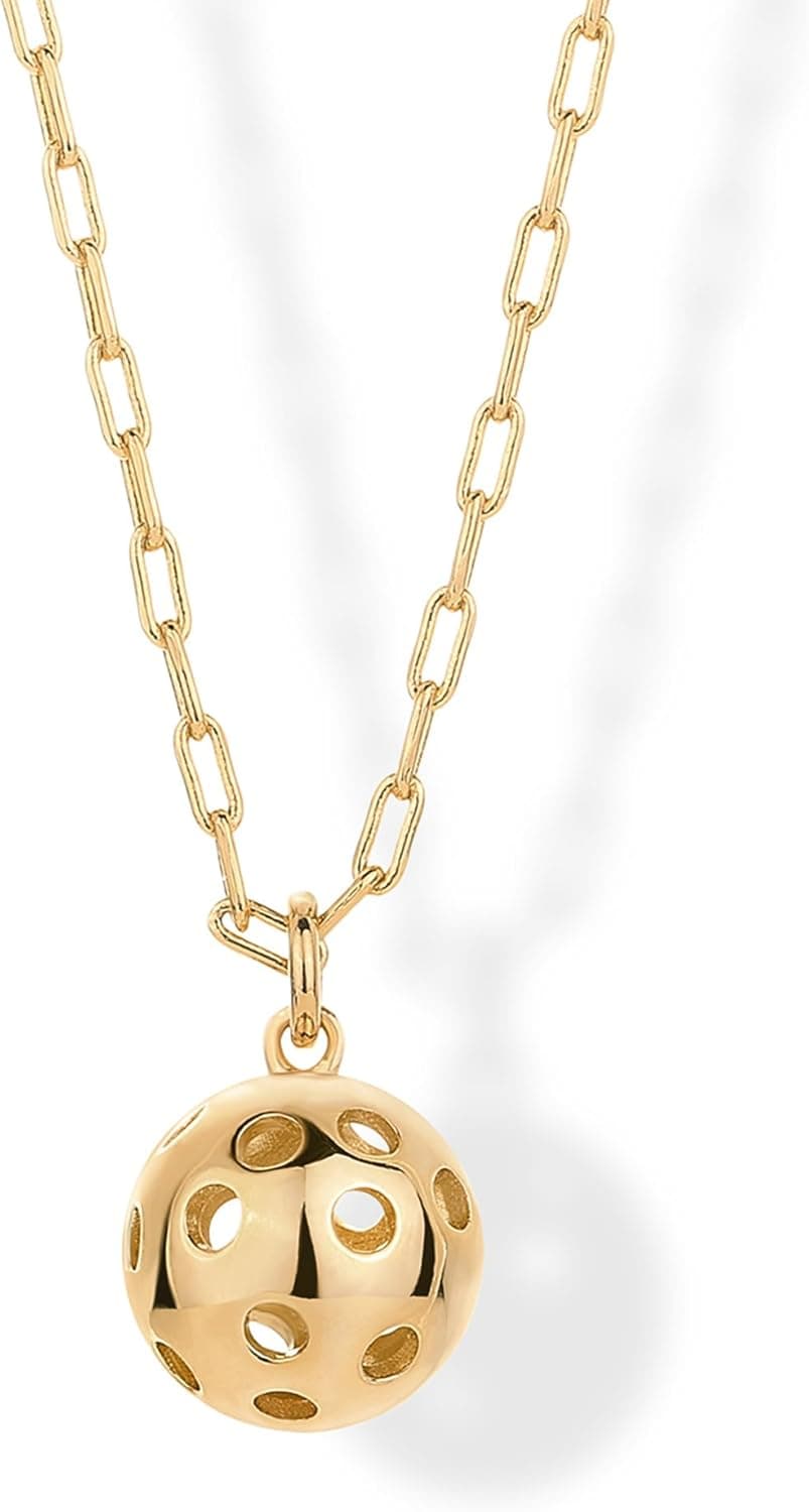 PAVOI 14K Gold Plated Dainty Cubic Zirconia Pendant Necklace for Women | Dot, Elephant, Butterfly, Pineapple, Lock, Knot, Palm Tree, Bow, Smiley Pendant | Layering Chain Necklaces
