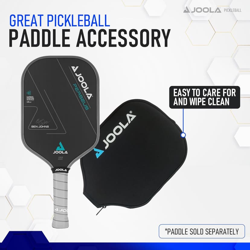 JOOLA Universal Pickleball Paddle Cover - Neoprene Sleeve Fits All Pickleball Paddles - Pickleball Accessory for Standard, Wide, & Elongated Rackets - Covers Paddles Up to 8.5" Wide, 16.5" Long
