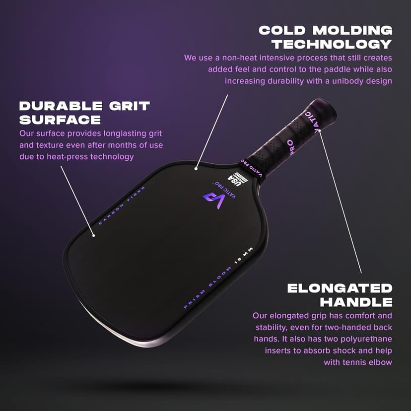 Prism Carbon Fiber 16mm - Foam Injected Walls - Includes Paddle Cover