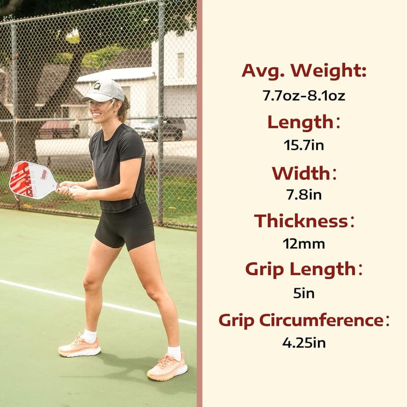 A11N Pickleball Paddles Set of 4 Fiberglass Surface Rackets with 4 Pickleball Balls and Pickleball Bag for Beginners - USAPA Approved
