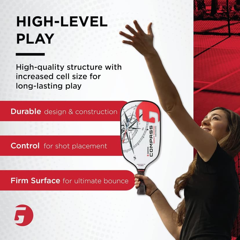 GAMMA Made in The USA Pickleball Paddles, NeuCore & Sensa Polycore Technology, Textured Graphite, Honeycomb Grip, USAPA Approved, Realiable, Additonal Power & Control
