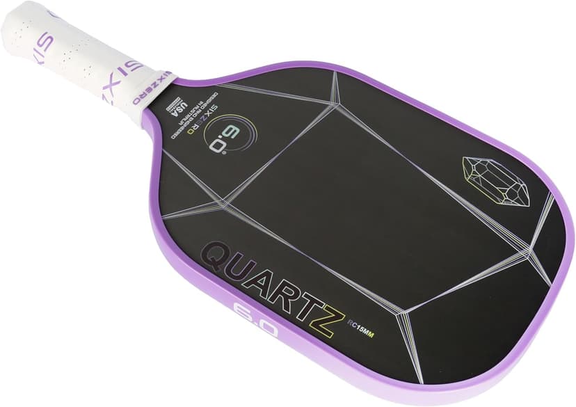 Quartz Pickleball Paddle - Affordable, Premium Construction, Raw Carbon