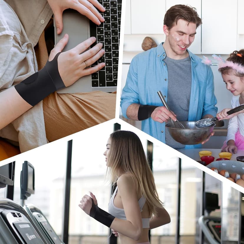 Wrist Brace,Wrist Support for Carpal Tunnel Pain Relief,Ulnar Wrist Brace Ultra-Thin Elastic for Tear,Wrist wraps Repetitive Wrist Use Injury,Fits Both Wrists