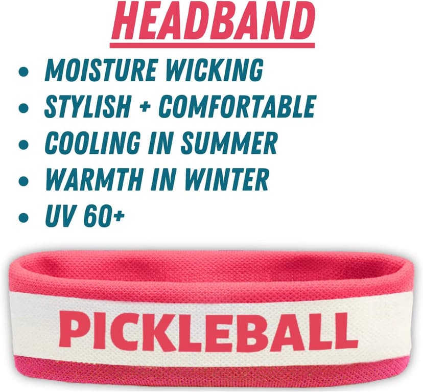 Pickle Ball Sweatbands Headband Pickleball Players Lovers Gifts for Men Women Accessories Boys and Girls Teens