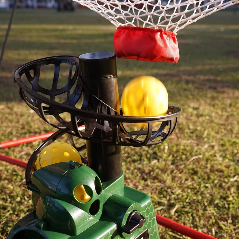 680PBH Pickleball Starter Kit, Including Launch Machine, Ball Recycling Net, Pickleball Paddle, 3 x Pickleballs and Carrying Bag