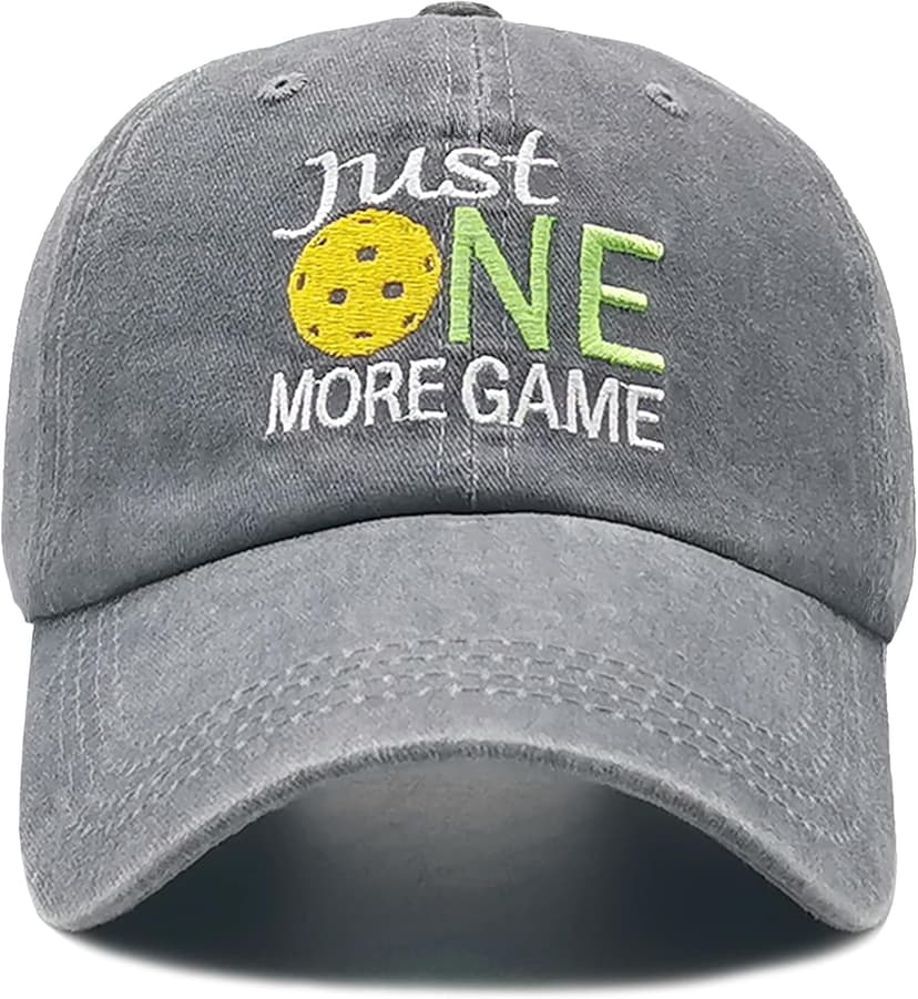 NVJUI JUFOPL Embroidered Pickleball Hat for Men Women, Funny Baseball Cap