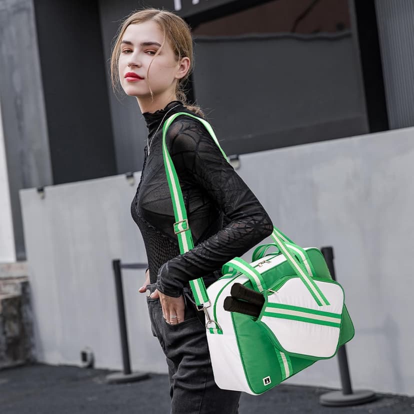Pickleball Bag, Pickleball Bags for Women and Men，Pickleball Paddle Bag Large Capacity can Hand-Carried or Crossbody.