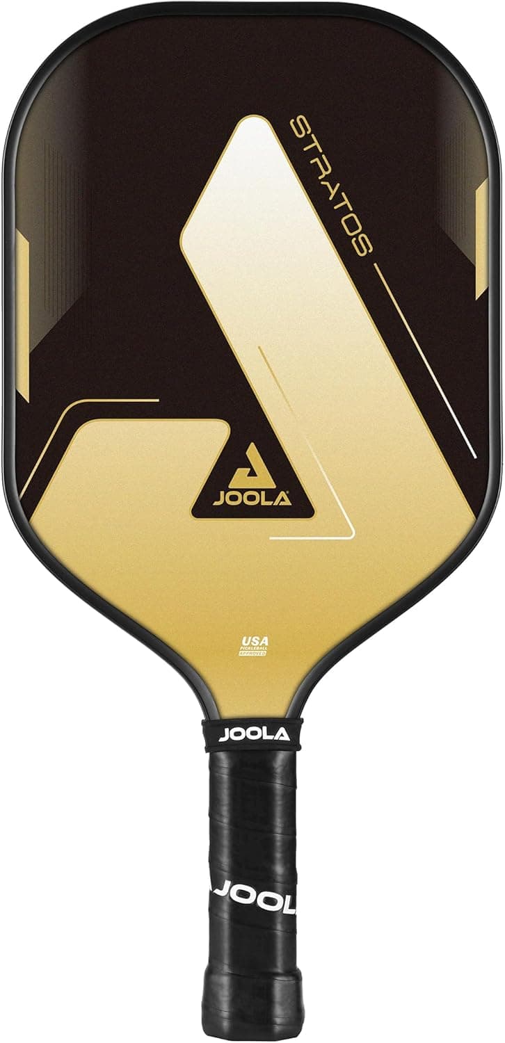 JOOLA Stratos Pickleball Paddle – Reinforced Fiberglass Surface, Honeycomb Polypropylene Core, USAPA Approved, Durable & Beginner-Friendly Pickleball Racket with Comfortable Grip