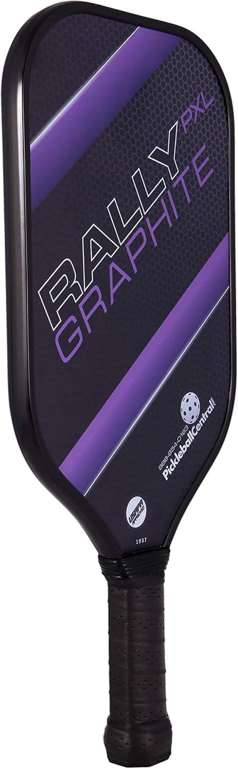 Rally PXL Graphite Pickleball Paddle | Polymer Composite Honeycomb Core, Graphite Carbon Face | Lightweight | USAPA Approved