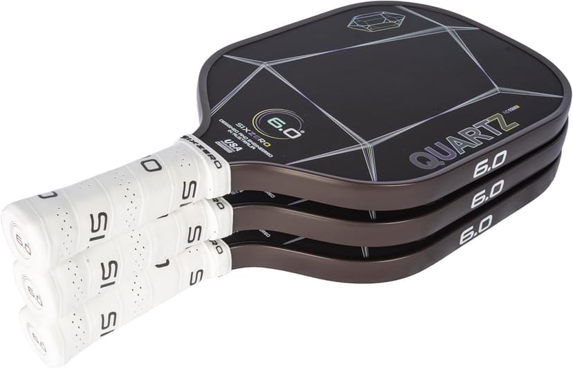 Quartz Pickleball Paddle - Affordable, Premium Construction, Raw Carbon