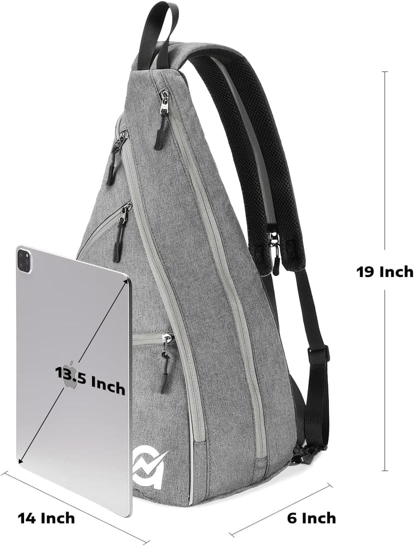 A11N SPORTS Pickleball Bag, Reversible Crossbody Sling Bag/Backpack for Women Men