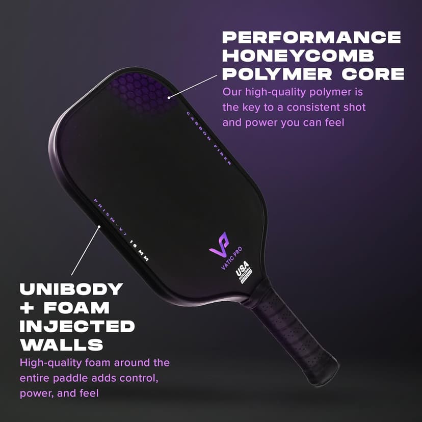 Prism Carbon Fiber 16mm - Foam Injected Walls - Includes Paddle Cover
