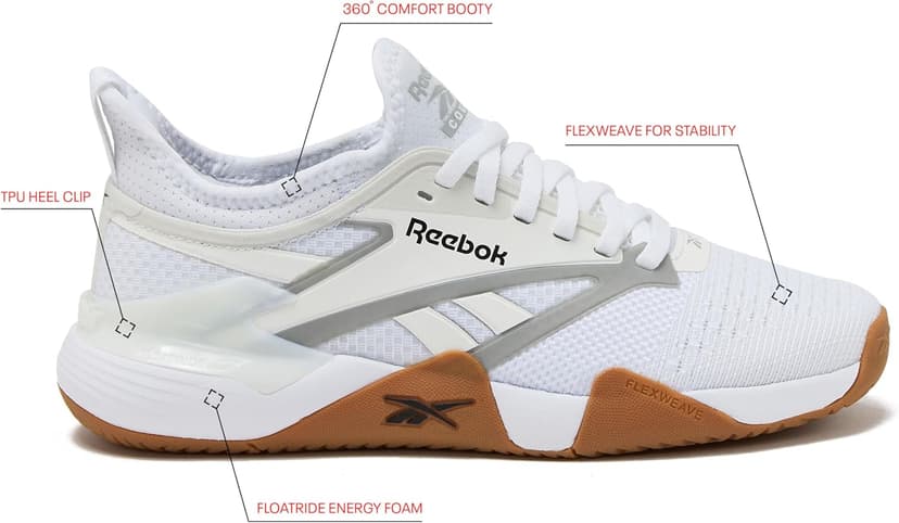 Reebok Women's Nano Court Womens Tennis Shoes, Pickleball Shoes for Women