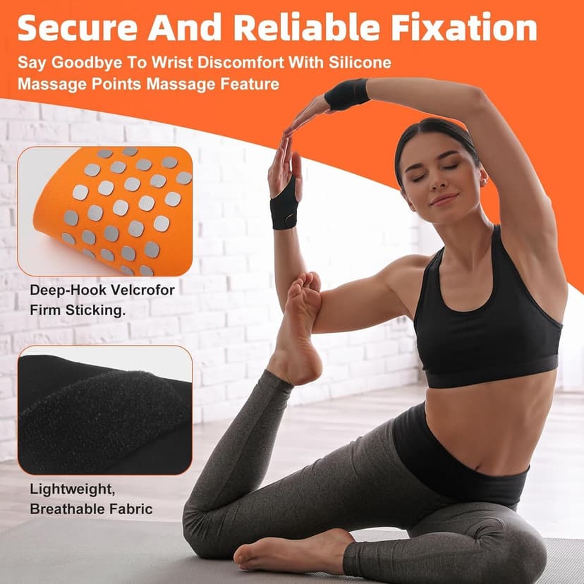 Wrist Brace,Wrist Support for Carpal Tunnel Pain Relief,Ulnar Wrist Brace Ultra-Thin Elastic for Tear,Wrist wraps Repetitive Wrist Use Injury,Fits Both Wrists