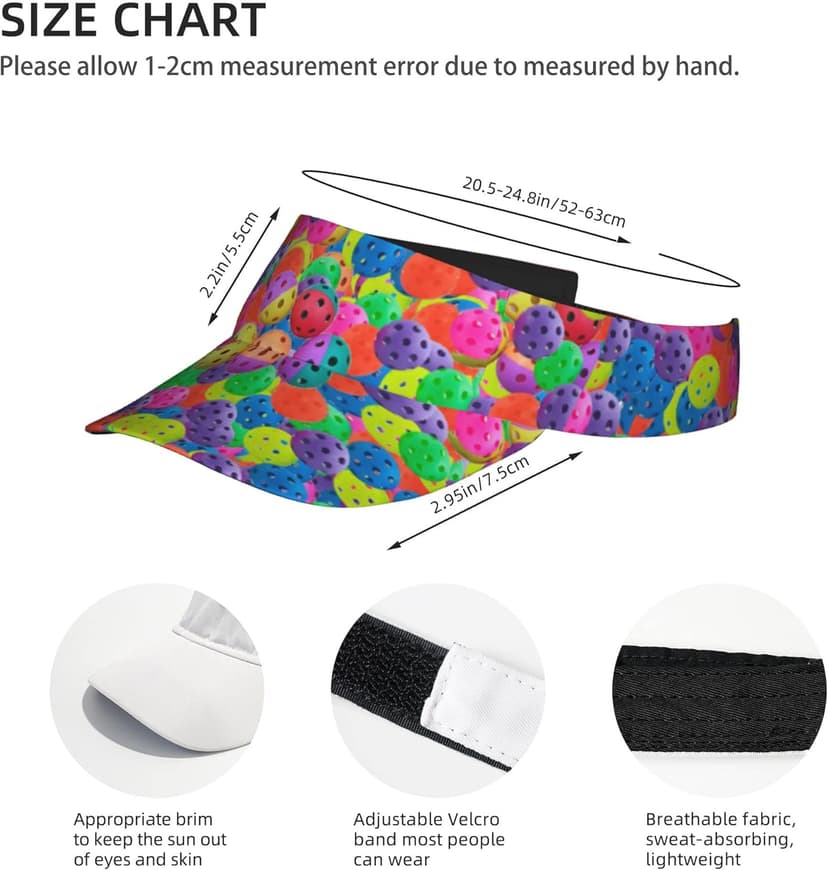 Sports Sun Visor Hats Adjustable Sun Visor Caps for Women and Men
