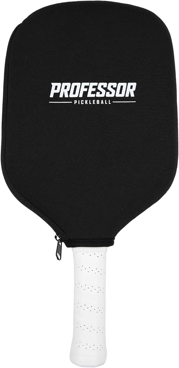 Professor Pickleball Paddle Neoprene Cover - Universal Fitting Cover Pickleball Paddles - Prevents Scratches & Dents - Perfect for Travel & Protection