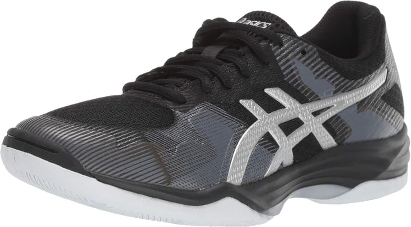 ASICS Women's Gel-Tactic 2 Volleyball Shoes, 11, Black/Silver