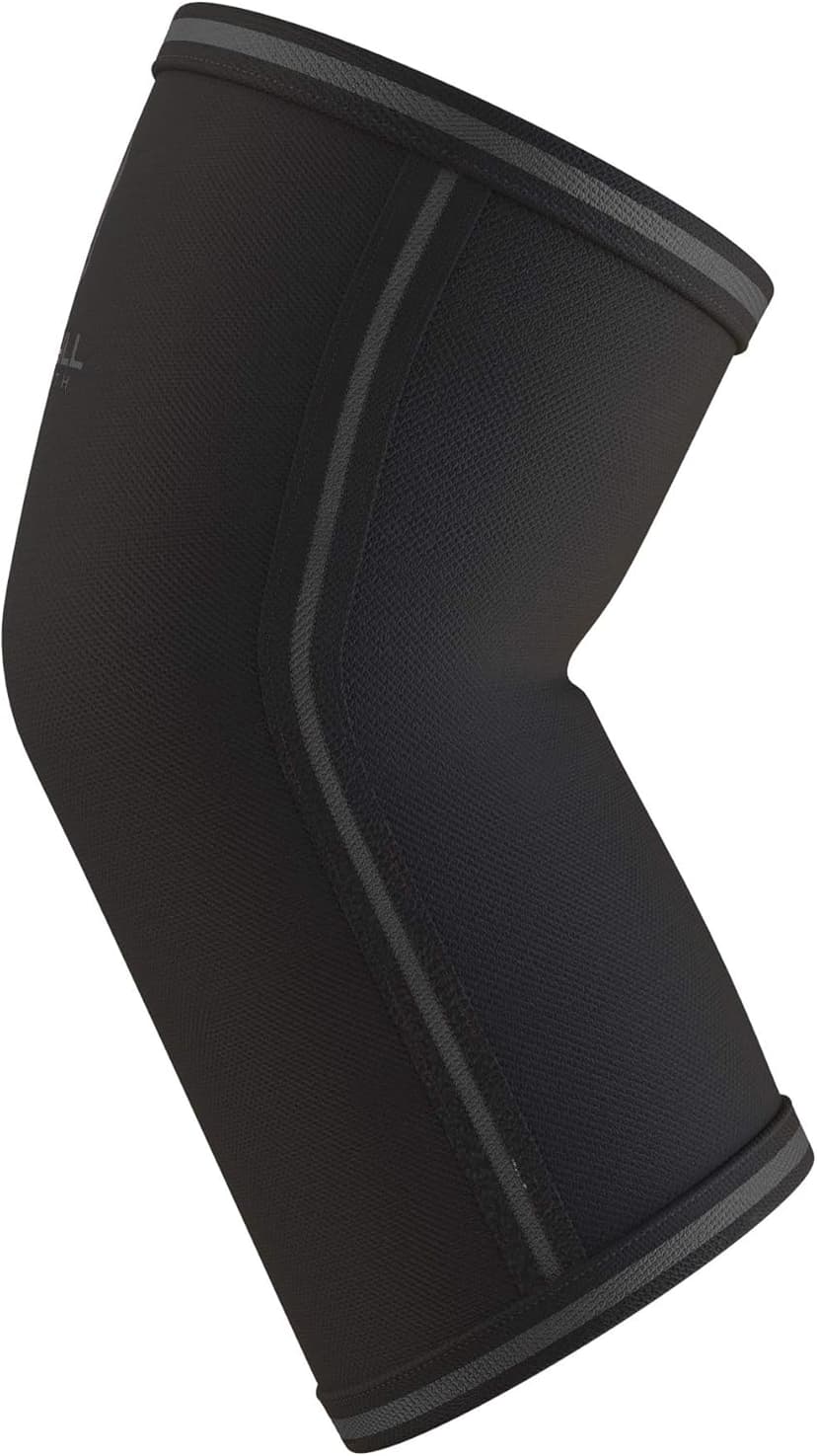 Elbow Sleeves 5mm (1 Pair) - High Performance Elbow Sleeve Support for Weightlifting, Weight Training & Powerlifting - Best Compression Straps - for Men and Women (Medium, Black/Black)