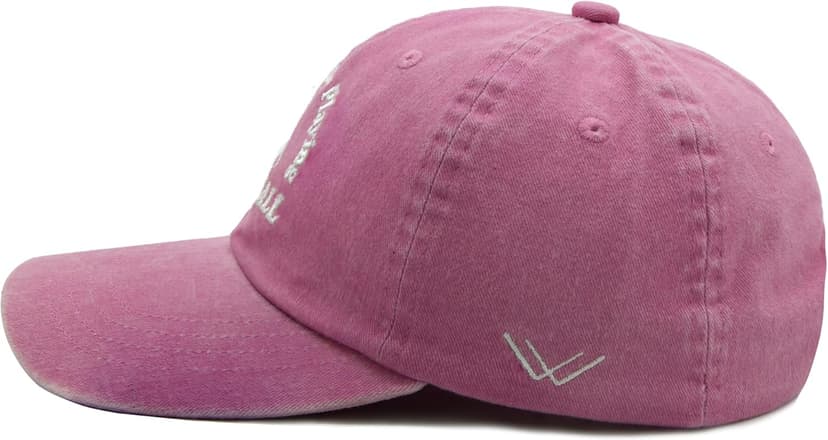 Pickleball Hat, I'd Rather Be Playing Pickleball Baseball Cap, Adjustable Washed Baseball Cap for Men Women