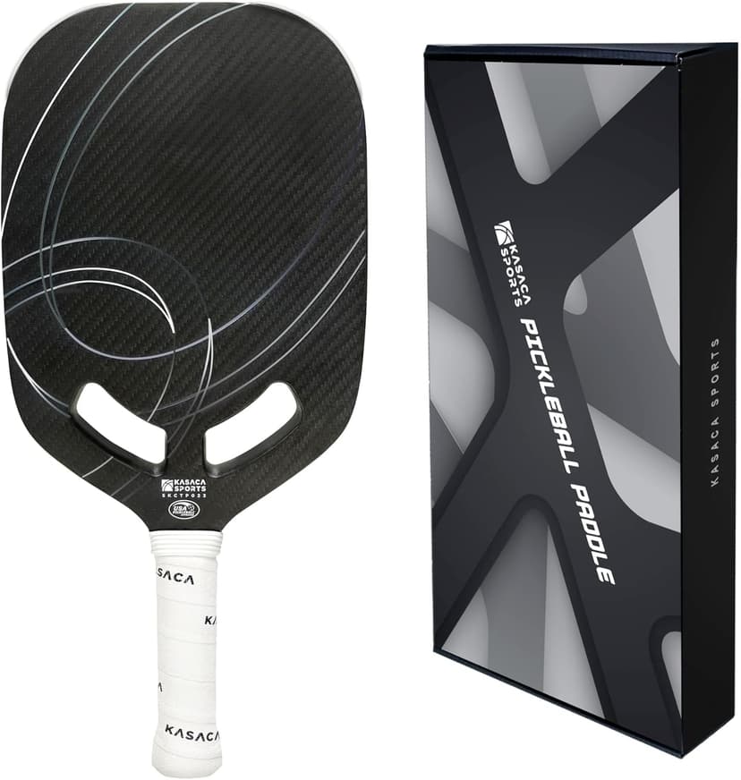 Premium Pickleball Paddle T700 Carbon Fiber, 16mm Thickness, Air Open Throat, Enhanced Spin & Control, Edgeless Design, Durable & USAPA Approved
