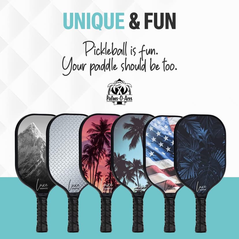 Carbon Fiber Pickleball Paddle - USAPA Approved - Lightweight Pickleball Racket - Enhanced Spin Texture – 16MM T700 Premium Graphite Pickleball Paddles - Cover Included