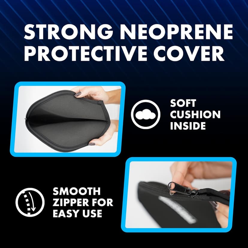 Professor Pickleball Paddle Neoprene Cover - Universal Fitting Cover Pickleball Paddles - Prevents Scratches & Dents - Perfect for Travel & Protection