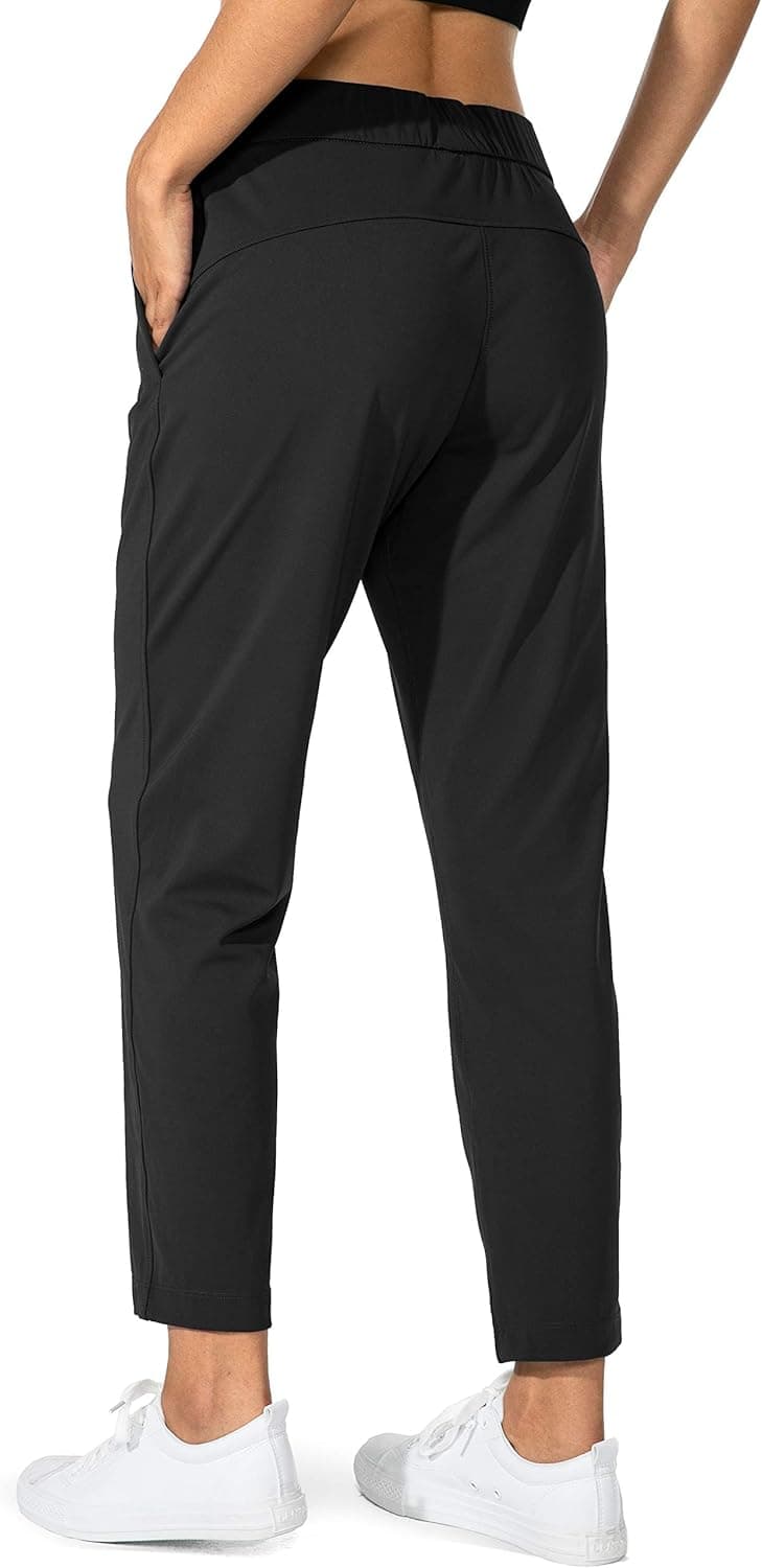 G Gradual Women's Pants with Deep Pockets 7/8 Stretch Ankle Sweatpants for Golf, Athletic, Lounge, Travel, Work