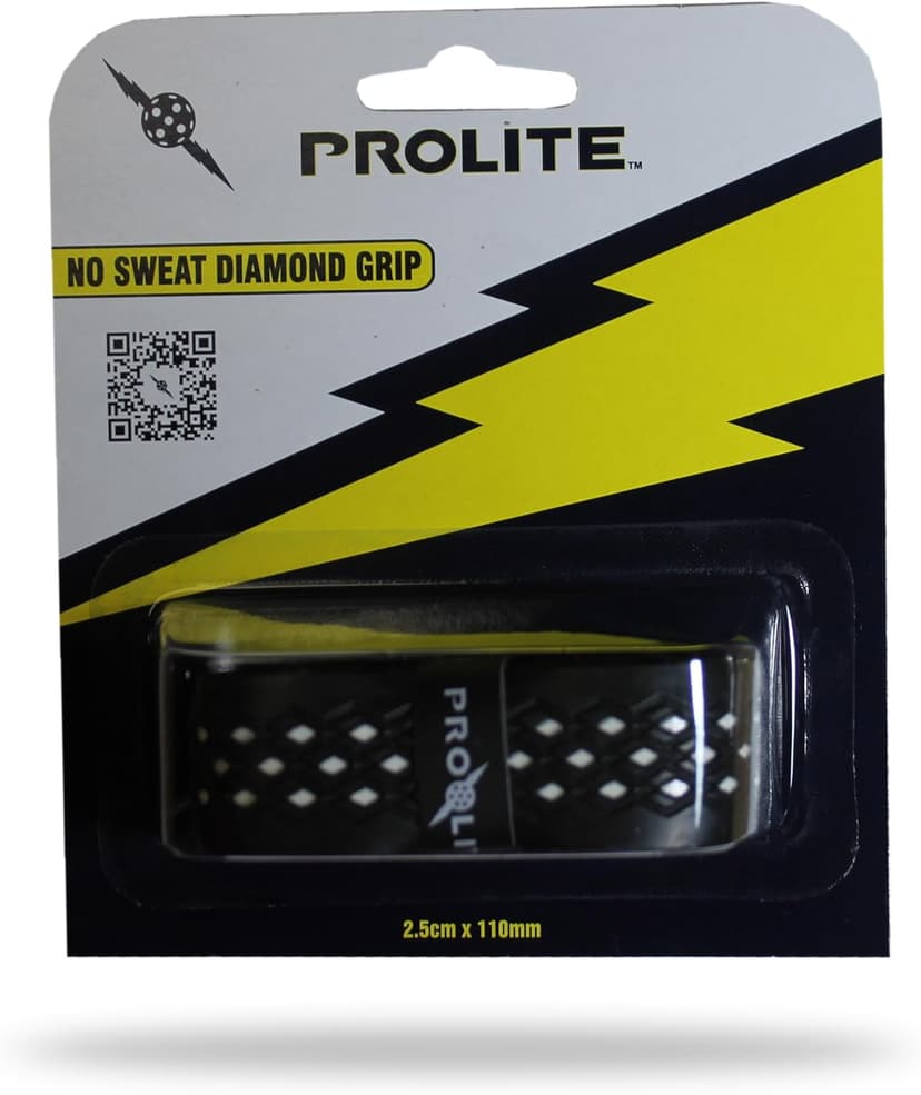 Prolite No-Sweat Diamond Grip for Pickleball Paddles, Racquetball, Squash, Platform Tennis, Badminton and More