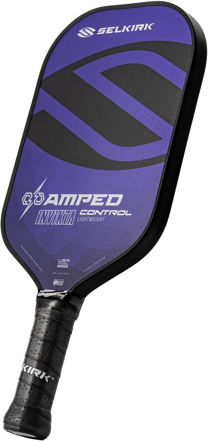Selkirk Sport Amped Pickleball Paddle | Assembled in The USA | Amped Control or Amped Pro Fiberglass Pickleball Paddle | Unrivaled Precision & Control