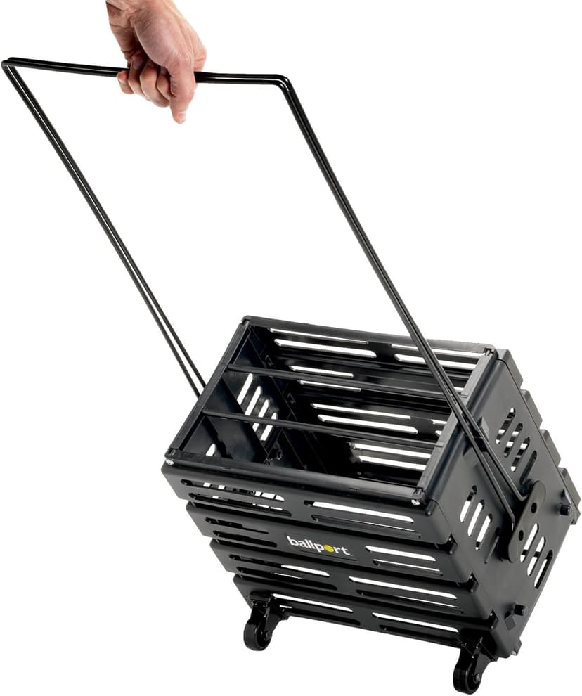 Tourna Ballport Deluxe Tennis Ball Hopper with Wheels
