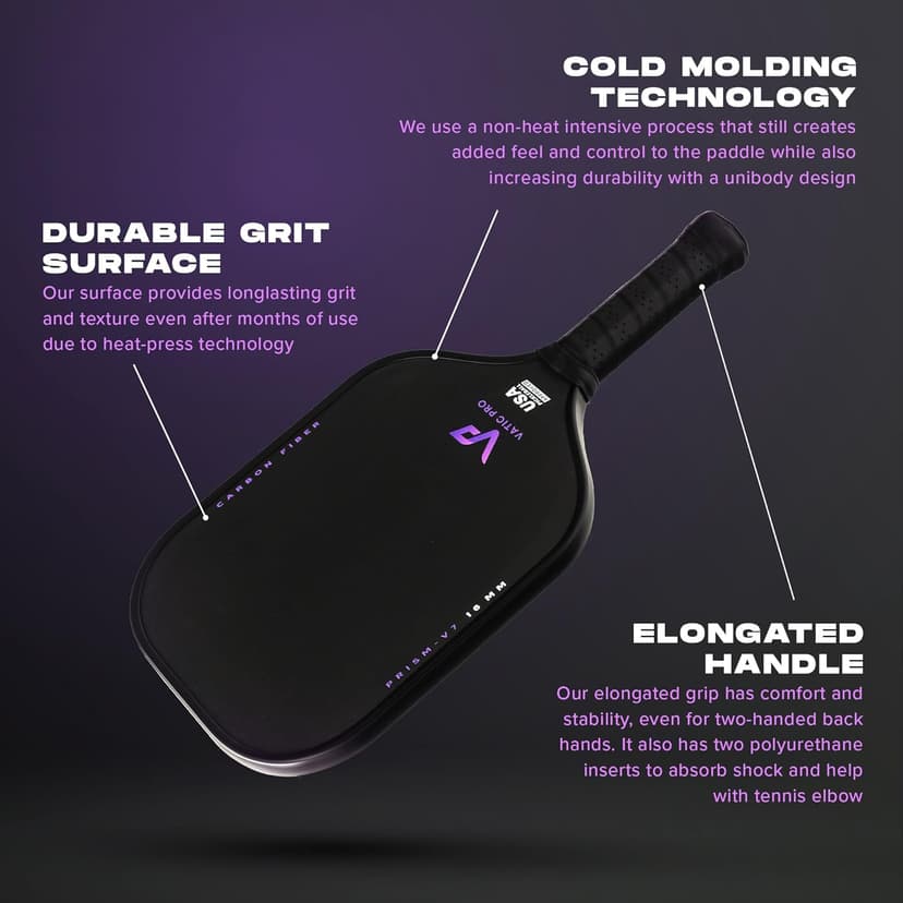 Prism Carbon Fiber 16mm - Foam Injected Walls - Includes Paddle Cover