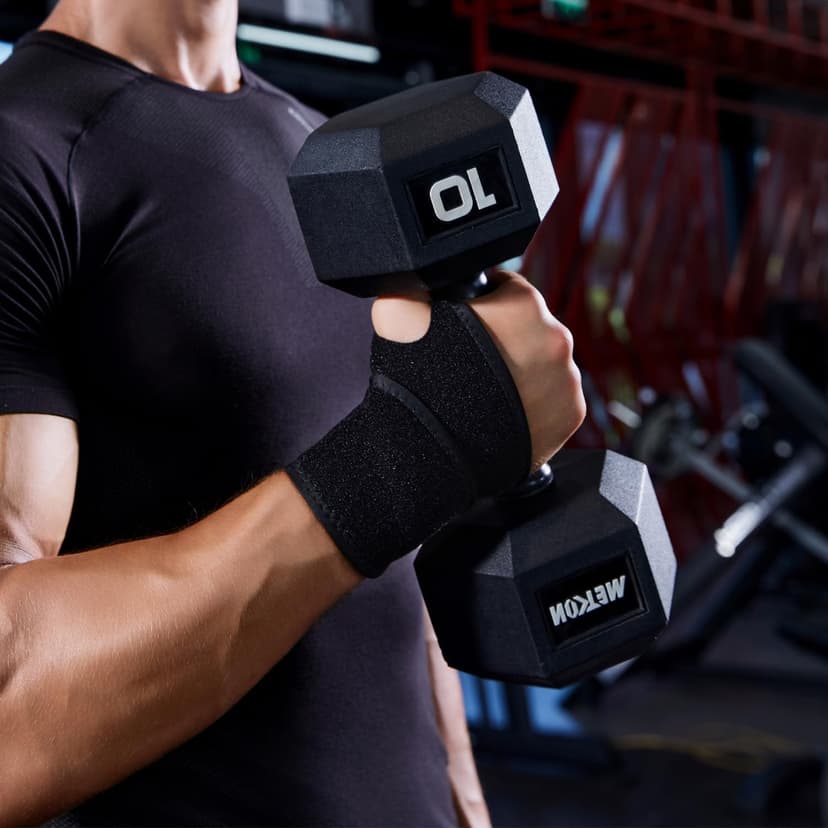 YUNYILAN Wrist Brace Wrist Wraps for Carpal Tunnel 2 Pack Wrist Brace Compression Straps Hand Support, Adjustable Wrist Support for Arthritis and Tendinitis, Joint Pain Relief (Black)
