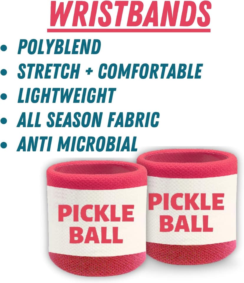 Pickle Ball Sweatbands Headband Pickleball Players Lovers Gifts for Men Women Accessories Boys and Girls Teens