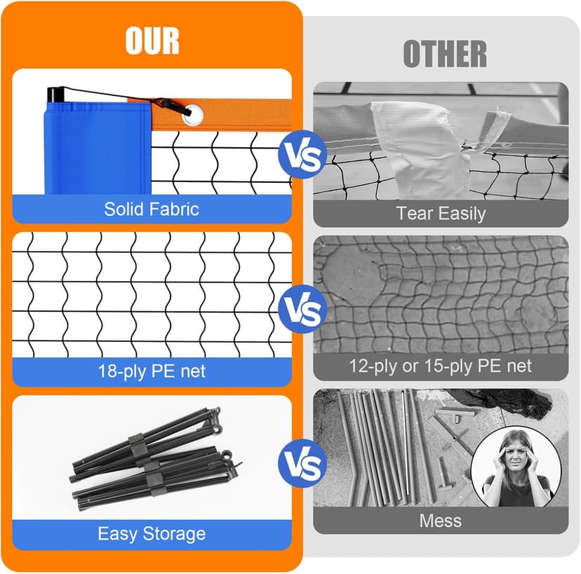 Small Mini Pickleball Net 5FT Portable Game Pickleball Practice Net for Driveway, Outdoor Indoor Pickle Ball Equipment Dink Training Aid