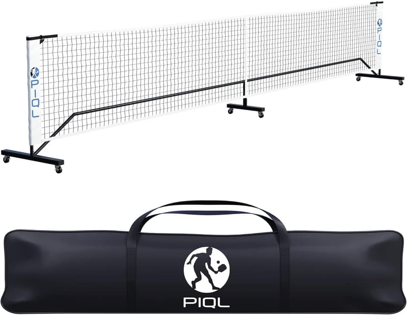 Portable Pickleball Net System with Wheels - Regulation Size Pickleball Set - Pickle Ball Indoor & Outdoor Nets – Driveway Pickle-Ball Court with Carry Bag for Pickle Ball Set