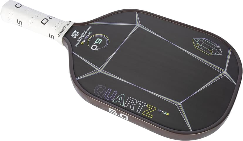 Quartz Pickleball Paddle - Affordable, Premium Construction, Raw Carbon