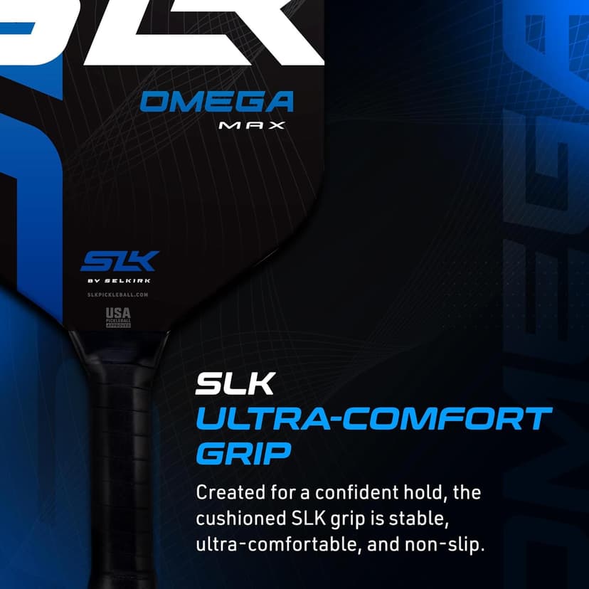 Selkirk Sport SLK Omega Pickleball Paddle | Carbon Fiber Pickleball Paddle | USAPA Approved