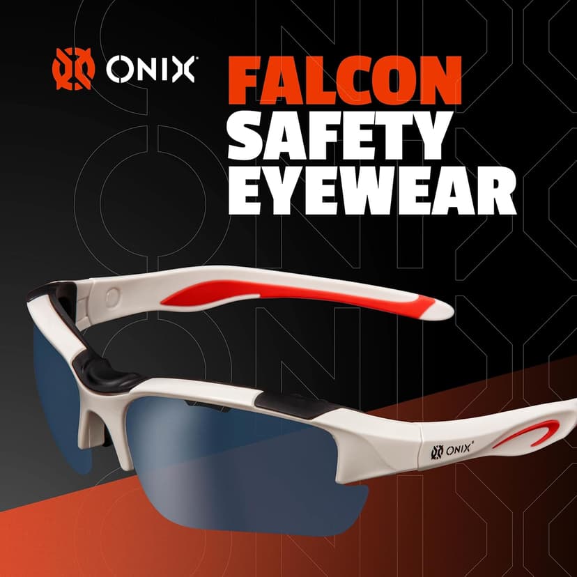 ONIX Pickleball Falcon Eyewear Sun Protection Non-Slip Nose Piece Modern and Lightweight Secure Design