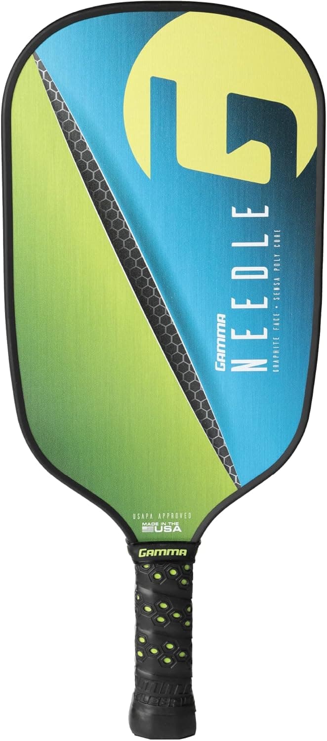 GAMMA Made in The USA Pickleball Paddles, NeuCore & Sensa Polycore Technology, Textured Graphite, Honeycomb Grip, USAPA Approved, Realiable, Additonal Power & Control