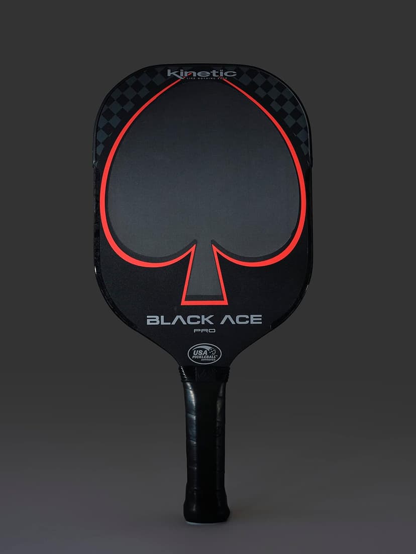 PROKENNEX Black Ace Pro - Pickleball Paddle with Toray 700 Carbon Fiber Face - Comfort Pro Grip - USAPA Approved