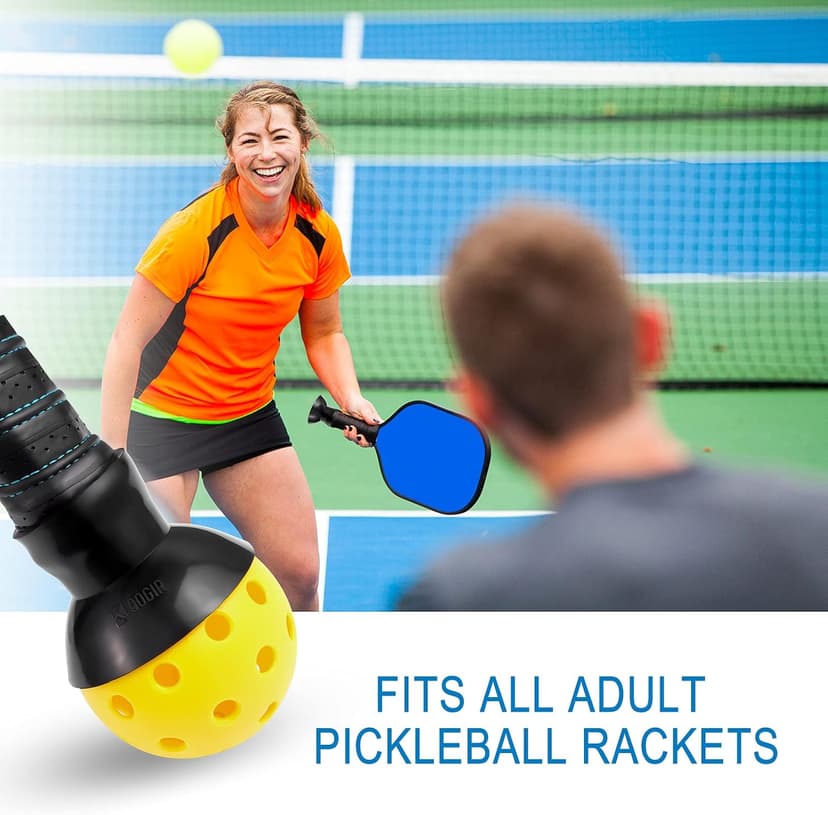 QOGIR Pickleball Ball Retriever: Easy Pick Up Without Bending Over, Fits Any Paddle