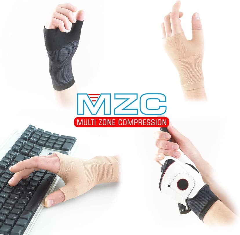 Neo-G Wrist and Thumb Support for Arthritis, Joint Pain, Tendonitis, Sprain - Wrist Brace Wrist Compression Hand Support - L - Beige