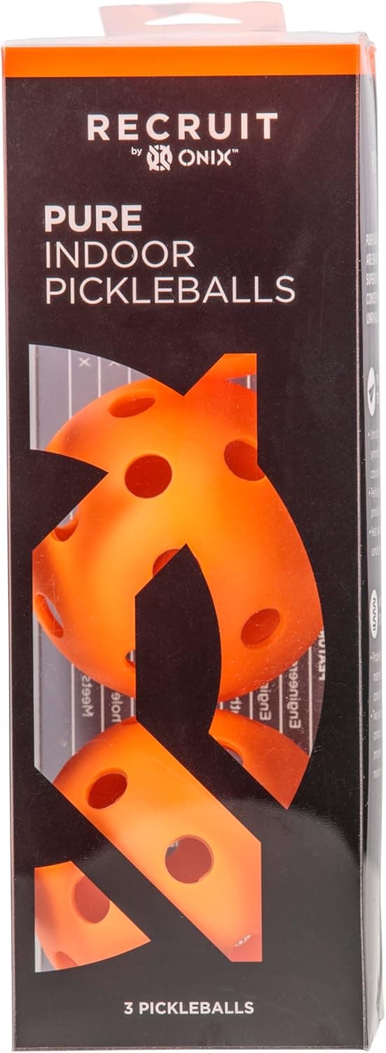 Onix Recruit Indoor Ready to Play Superior Welding Design Pickleball Ball