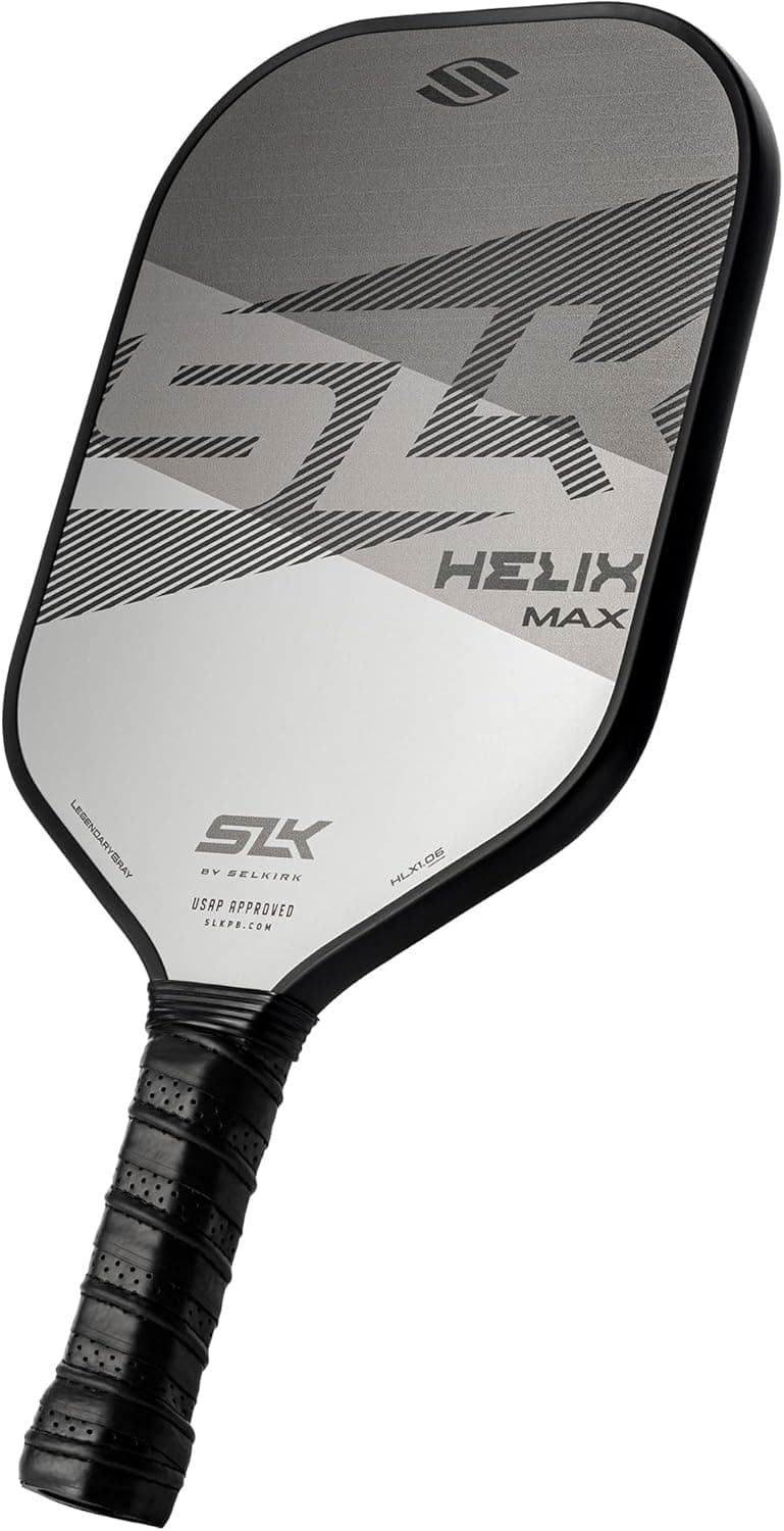 SLK Helix Pro Pickleball Paddle | Carbon Fiber & Fiberglass Hybrid Face | Thermoformed Carbon Fiber Core | Unmatched Control