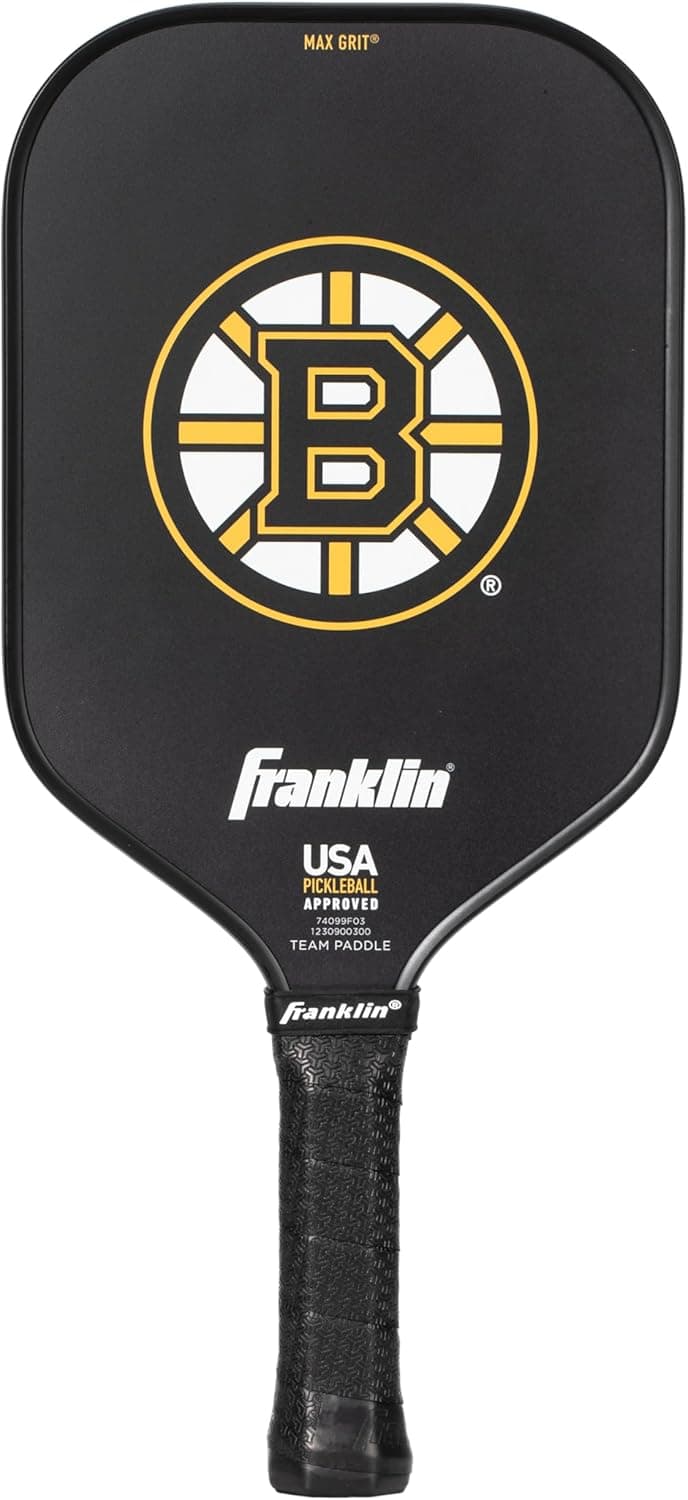 Franklin Sports NHL Team Pickleball Paddles - Official NHL Hockey Team Logo Pickleball Paddles - Signature Series 13MM Pickleball Paddle with MaxGrit - USA Pickleball (USAPA) Approved