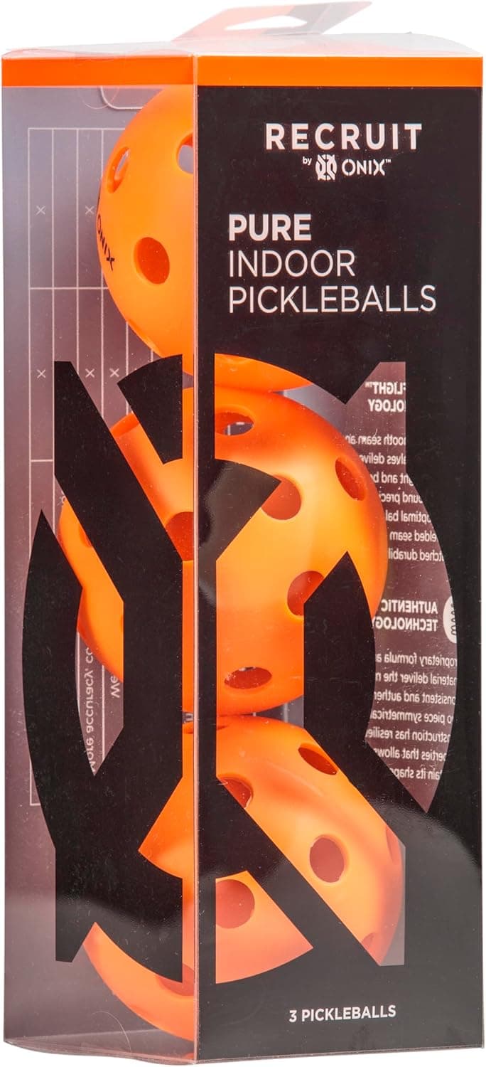 Onix Recruit Indoor Ready to Play Superior Welding Design Pickleball Ball