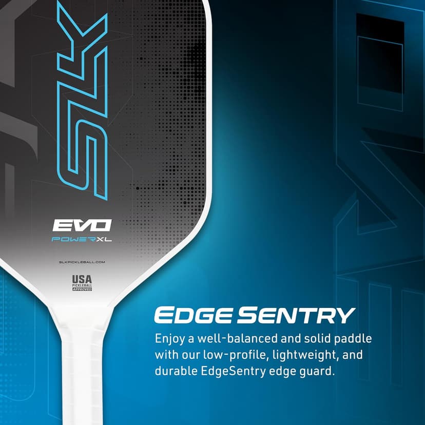 Selkirk Sport SLK Evo Pickleball Paddle | Designed in The USA | Power, Control or Hybrid | Fiberglass & Carbon Fiber with SpinFlex Surface