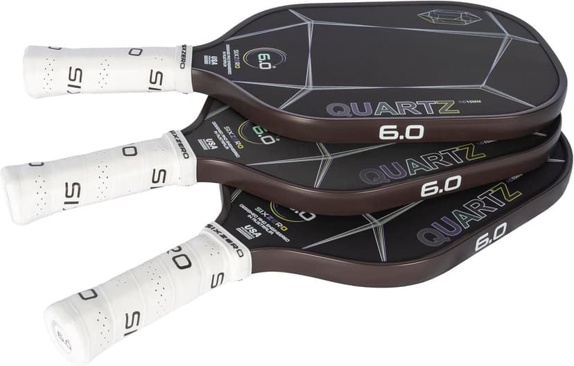 Quartz Pickleball Paddle - Affordable, Premium Construction, Raw Carbon