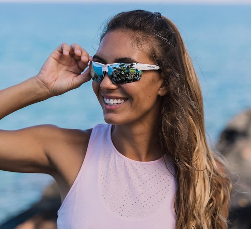 Track Sport Men & Women Sunglasses - Ideal For Baseball, Golf, Pickleball, Running and Tennis - Unisex Glasses