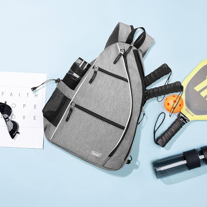 Sucipi Pickleball Bag Pickleball Backpack for Women Men Pickleball Paddle Backpack Reversible Pickleball Paddle Bag Pickleball Rackets Bags for Ladies
